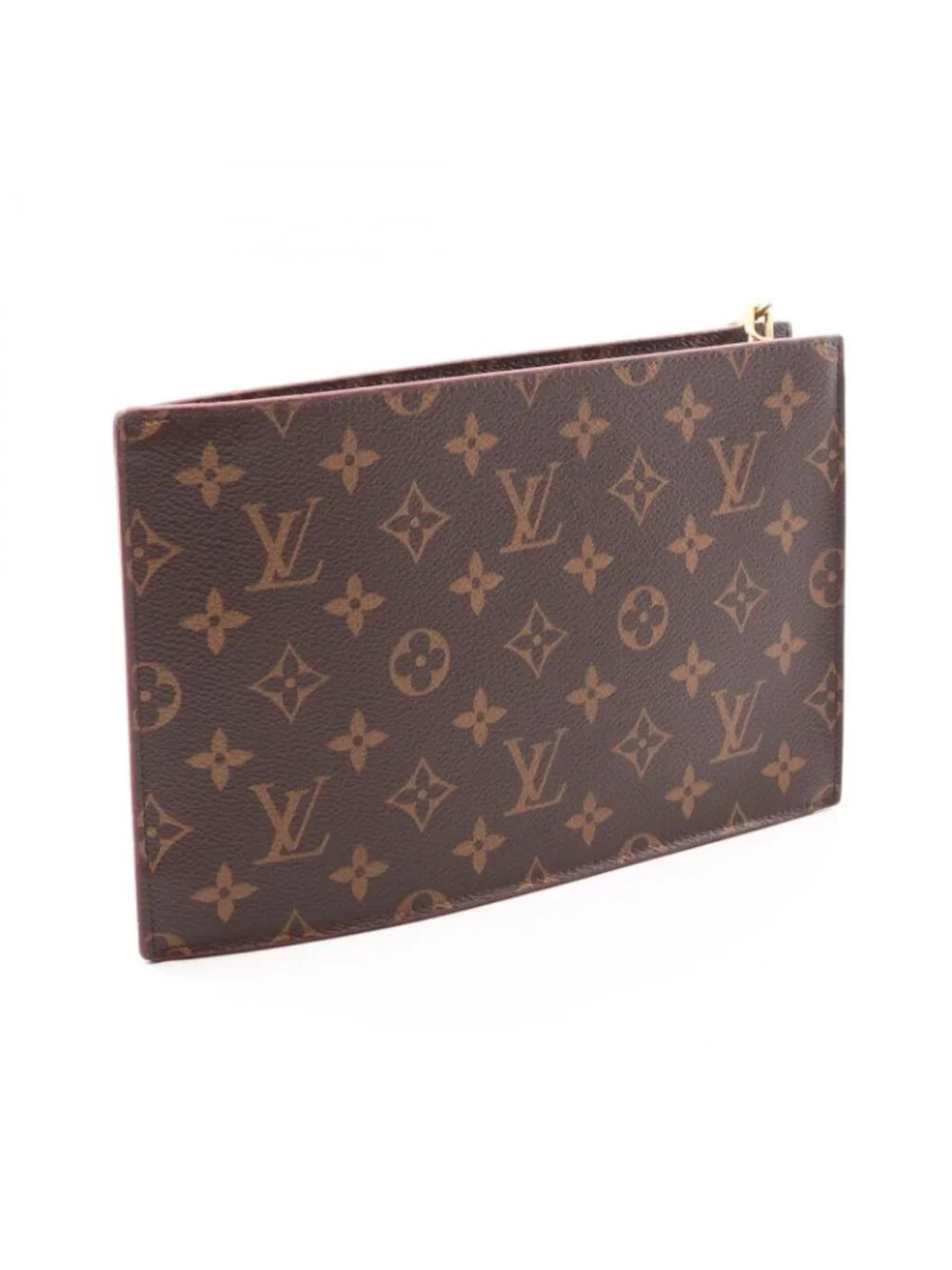 Louis Vuitton Clutch Chain Leather